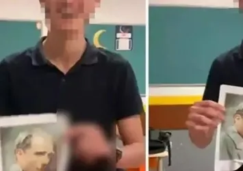 Atatürk'ün fotoğrafına saygısız hareket! Tutuklanan öğrencinin ifadesi ortaya çıktı