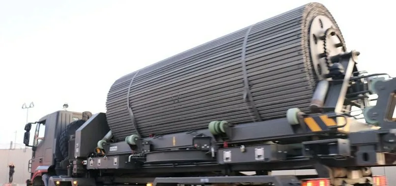Fırat Nehri üzerinde kurulması planlanan seyyar köprü için sevkiyat yapıldı