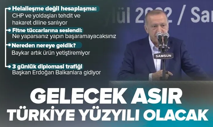 Başkan Recep Tayyip Erdoğan’dan AK Parti Samsun Genişletilmiş İl Danışma Meclisi Toplantısı’nda önemli açıklamalar