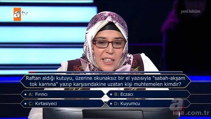 Milyoner'e damga vuran yarışmacı: Bu soruda elenmek marifet ister! ''Onur öğrencisi olarak mezun oldum'' dedi ama...