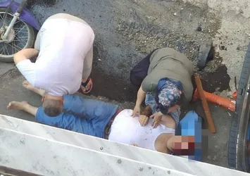 Bursa'da otomobiliyle motosikletliye çarptı! Olay yerinden kaçtı