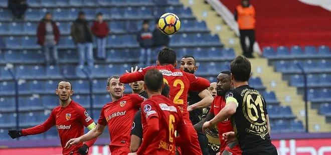 Kayserispor Osmanlıspor’u tek golle geçti