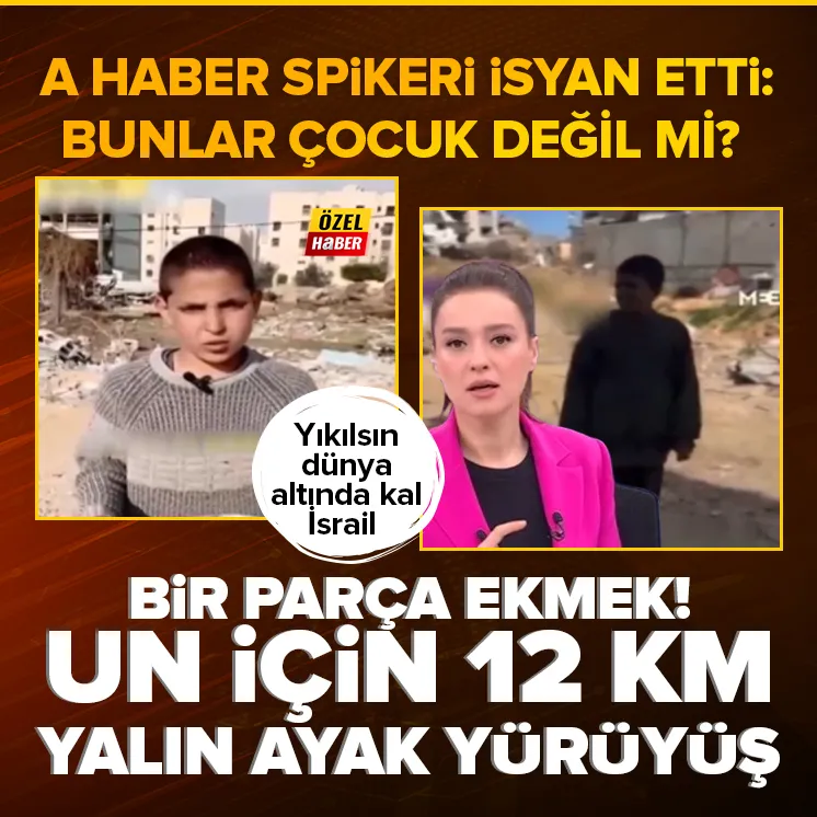 Un bulmak için 12 KM yalın ayak yürdü