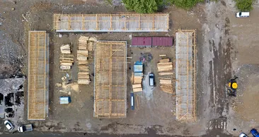 Asrın felaketinde ağır hasar almıştı! Ticaretin kalbine ahşap çarşı kuruluyor