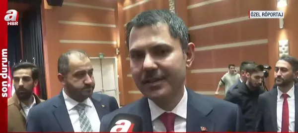 AK Parti İstanbul adayı Murat Kurum A Haber'e konuştu - 1