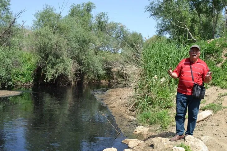 Alaşehir Çayı'ndan zehir akıyor! Korkutan görüntü! Simsiyah oldu