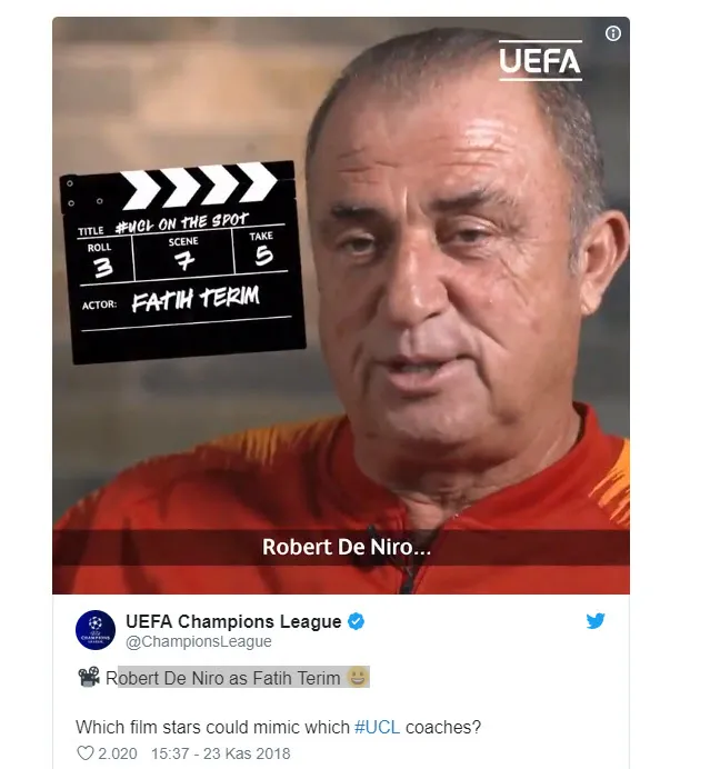 Fatih Terim Robert De Niro'yu istedi - 1