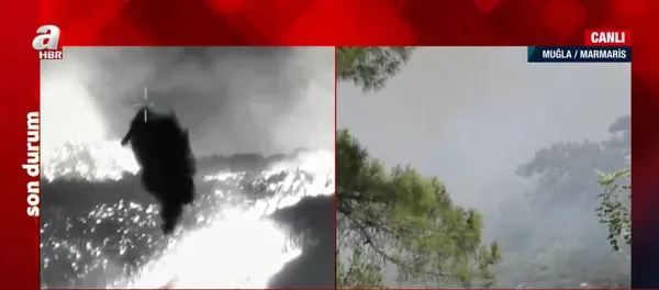 Bu kez yangınlar için gökyüzünde! İHA’lardan nokta atışı müdahale