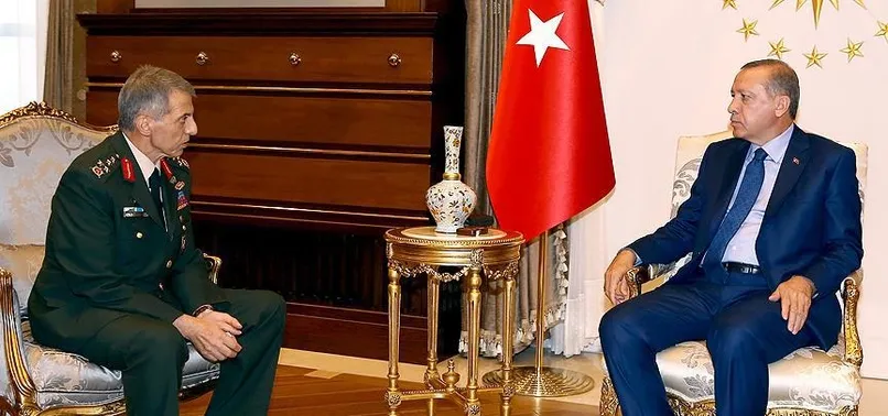 Cumhurbaşkanı Erdoğan, Orgeneral Mendi'yi kabul etti