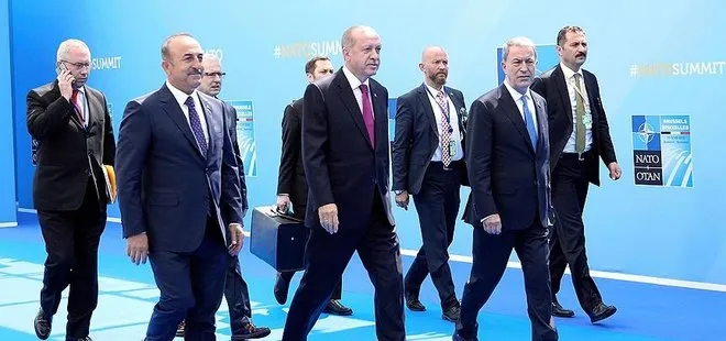 NATO Olağanüstü Liderler Zirvesi | Başkan Erdoğan NATO karargahında