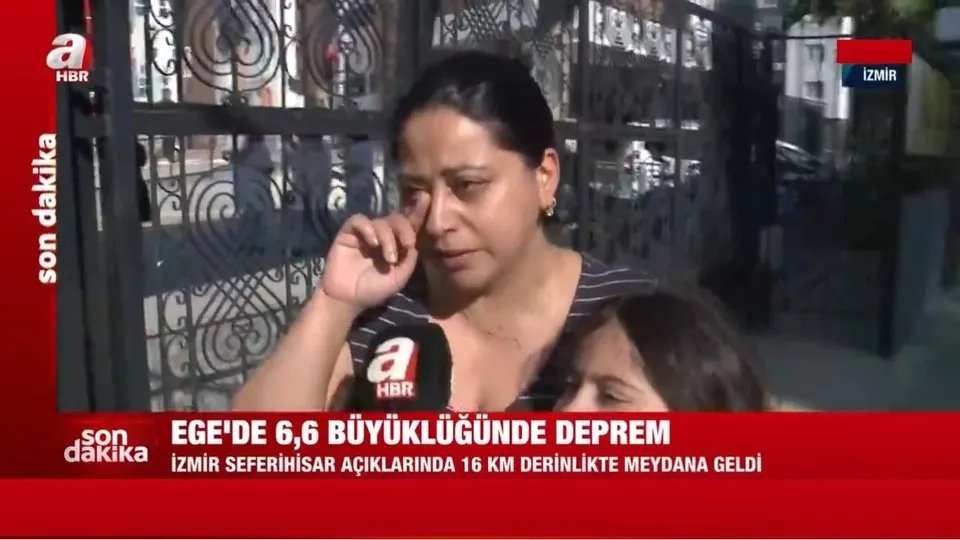 Son Dakika Izmir De Yasanan Son Depreme Derste Yakalandilar O Anlari A Haber Canli Yayininda Anlattilar Ahaber Video Izle