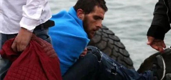 Boğulmak üzere olan Suriyeliyi tur teknesinde çalışan Suriyeli kurtardı