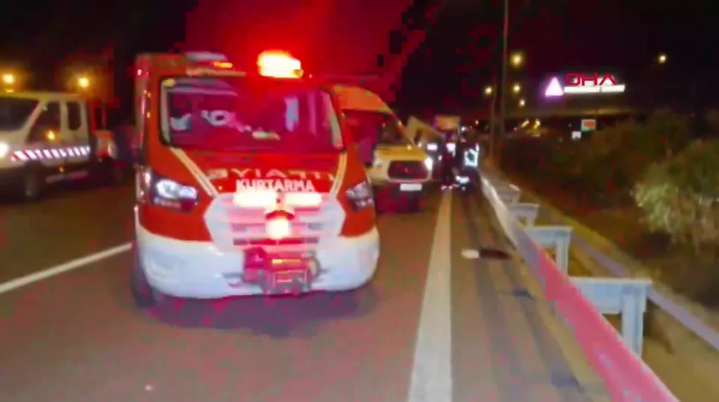 Bursa'da zincirleme kaza; 1 ölü, 7 yaralı