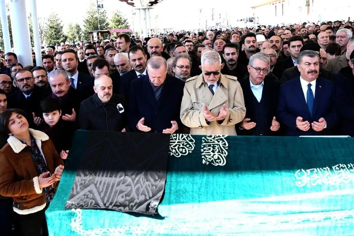 Başkan Erdoğan Akif Çağatay Kılıç’ın babası Sinan Kılıç’ın cenaze namazına katıldı