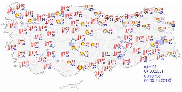 Meteoroloji'den sıcaklık ve sağanak uyarısı! Yangın bölgelerinde hava nasıl olacak? Antalya'da nem düştü - 18
