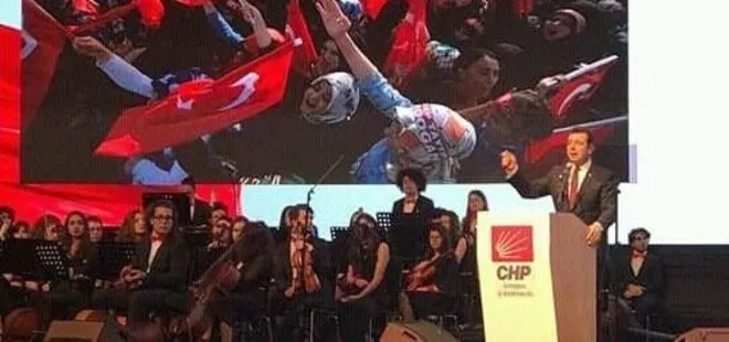 Herkes bunu konuşuyor! CHP’nin töreninde Ekrem İmamoğlu’nu Başkan Erdoğan mitinginin görüntüsüyle tanıttılar