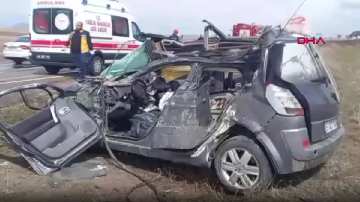 Gençlerin otomobil gezisi feci son ile bitti