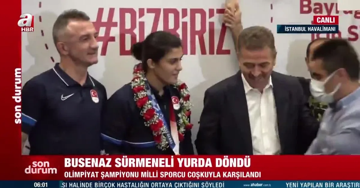 Busenaz Sürmeneli yurda döndü!