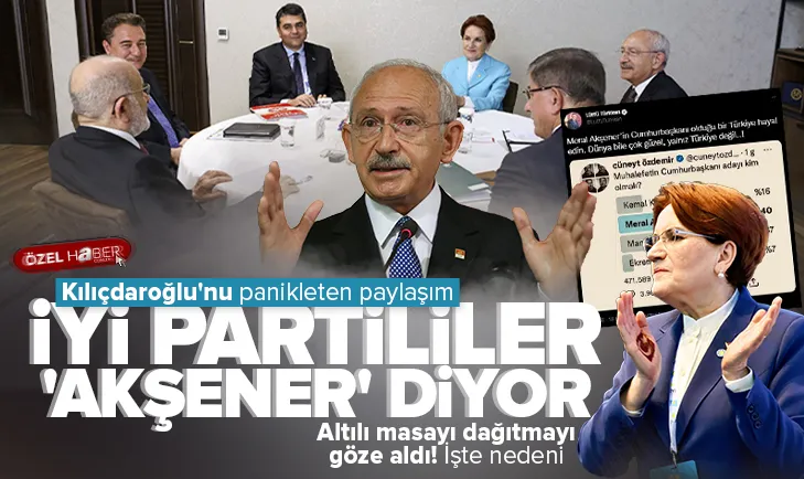 İYİ Partililer ’Adayımız Akşener’ demeye başladı!