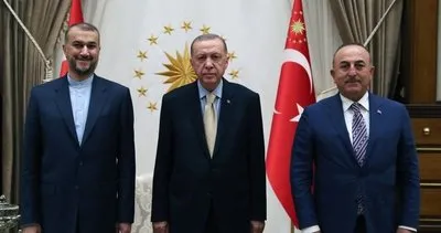Başkan Erdoğan İran Dışişleri Bakanı Abdullahiyan'ı kabul etti