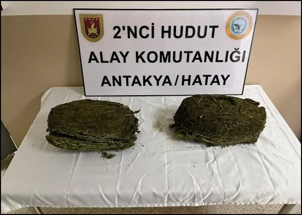 Hudut kartalları Hatay ve Van sınırlarında uyuşturucu ele geçirdi