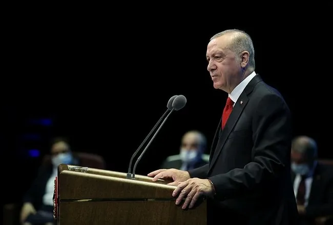 Başkan Erdoğan: Hakkını söke söke alan bir ülke olarak devam edeceğiz