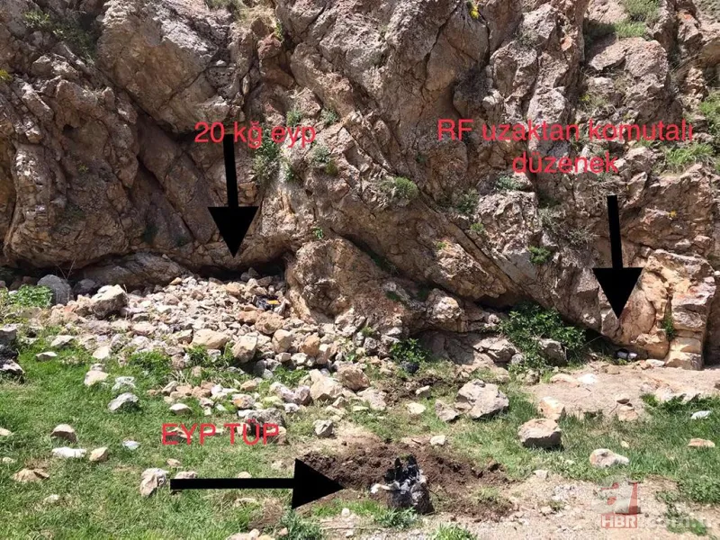 Terör örgütü PKK'nın cephaneliği ele geçirildi 3