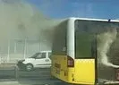 Haliç’te metrobüs yangını!