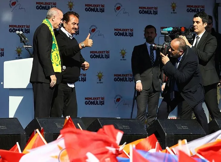 Başkan Erdoğan ve İbrahim Tatlıses Şanlıurfa’da miting sahnesine beraber çıktı