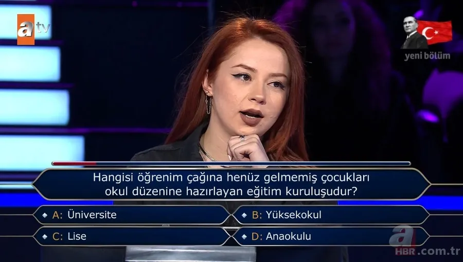 Milyoner'de şaşkına çeviren anlar! "Edebiyata ilgim var" dedi İstiklal Marşı sorusunda elendi 13