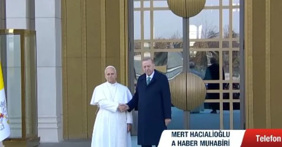 Papa 14. Leo Beştepe'de!