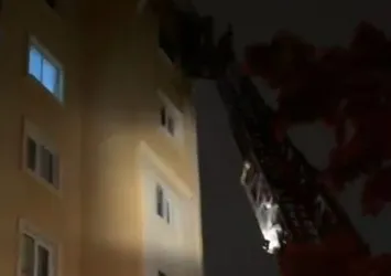 Malatya'da 5 katlı apartmanda yangın paniği! Hamile kadın ve eşi hastanelik oldu
