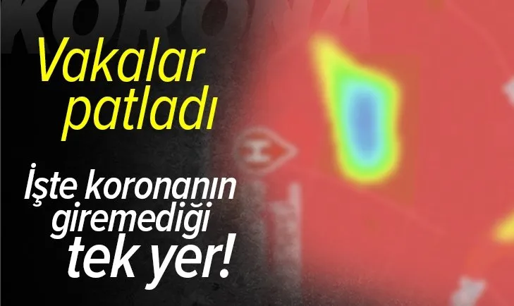 Samsun'un risk haritası kıpkırmızı! Koronavirüsün giremediği tek yer ise orası oldu