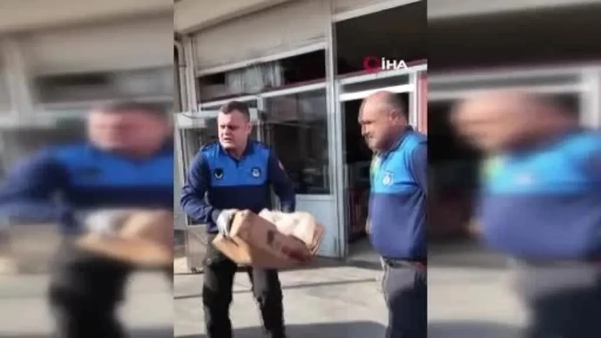 Hatay'daki dönercide mide bulandıran görüntüler