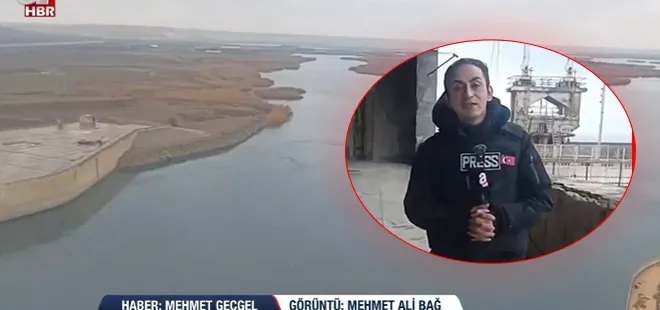 Fırat Barajı Suriye ordusunun kontrolünde! A Haber stratejik öneme sahip o barajı görüntüledi