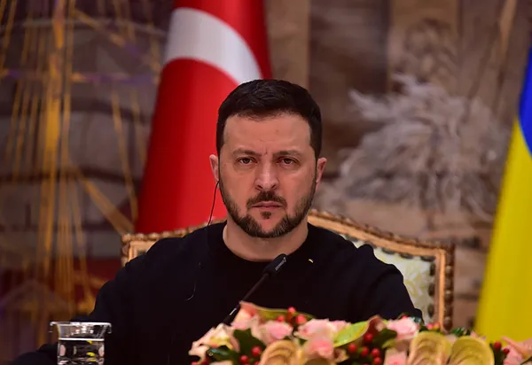 Başkan Recep Tayyip Erdoğan ve Volodimir Zelenskiy’den ortak basın toplantısı!