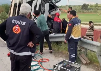 Osmaniye’de TIR şarampole devrildi: 1 ölü