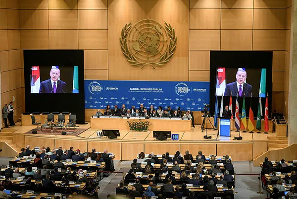Son dakika: Başkan Erdoğan'dan İsviçre'deki Küresel Mülteci Forumu'nda flaş açıklamalar - 1