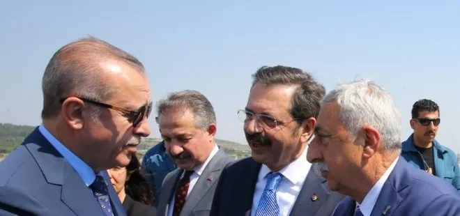 Başkan Recep Tayyip Erdoğan, TESK Genel Başkanı Bendevi Palandöken’i kabul etti