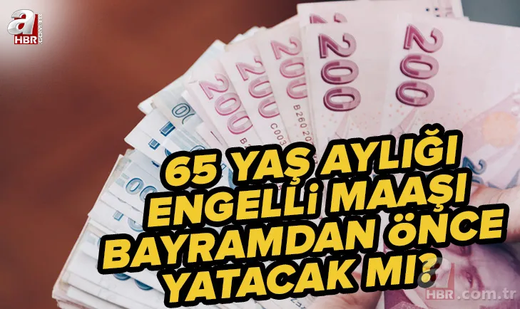 65 yaş aylığı bayramdan önce yatacak mı? 8 Temmuz yaşlı aylığı ve engelli maaşı ne zaman yatacak? Bakan Yanık açıkladı 1