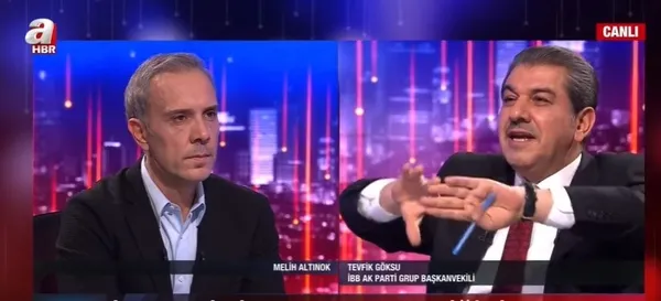 Mehmet Tevfik Göksu’dan A Haber’de İmamoğlu’na engelleniyoruz göndermesi! Rakamlarla yanıt verip yalan söylüyor dedi