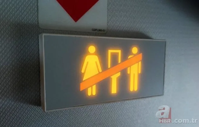 Uçakta rezalet! Tuvalete gizli kamera koyup... 3