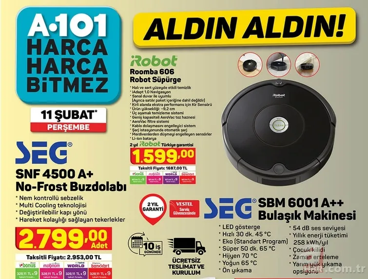 A101'de bu perşembe hangi ürünler indirimli olacak? 11 Şubat 2021 A101 aktüel ürünler kataloğu dolu dolu 4