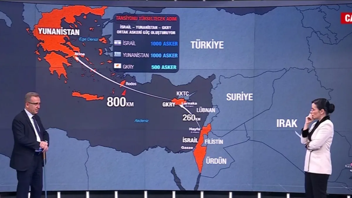 İsrail-Yunanistan ve GKRY'den askeri güç ittifakı! Türkiye ile savaş mı isteniyor?