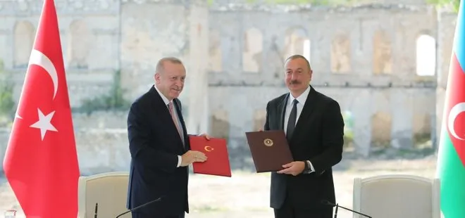 Son dakika: Şuşa Beyannamesi imzalandı! Başkan Erdoğan ve Aliyev’den önemli açıklamalar