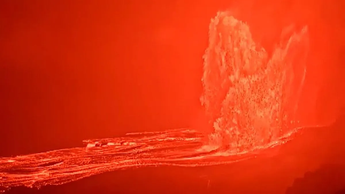 Hawaii'deki Kilauea Yanardağı'nda 39'uncu patlama!