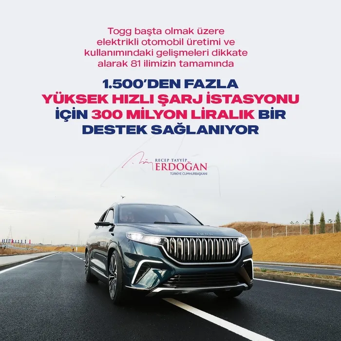 Türkiye’den elektrikli otomobil hamlesi! Başkan Erdoğan duyurdu