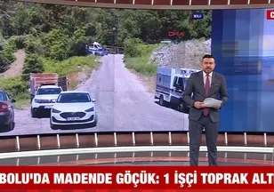 Bolu'da maden ocağında göçük