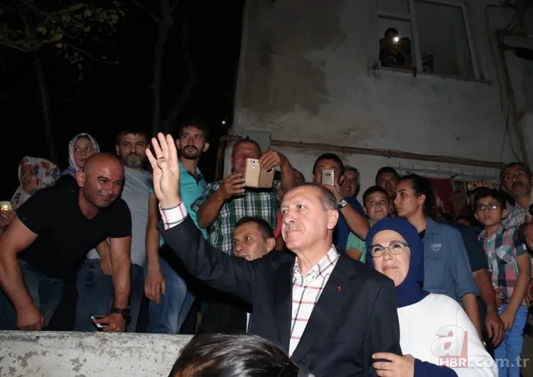 Cumhurbaşkanı Erdoğan'dan şehit ailelerine ziyaret 16