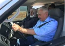 Test sürüşü! Direksiyon başına geçti